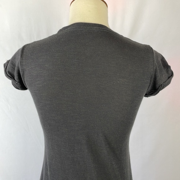 Billabong Charcoal Gray Graphic Tee "Ride the Wind Thrills and Chills" -Small Jr - Picture 7 of 11